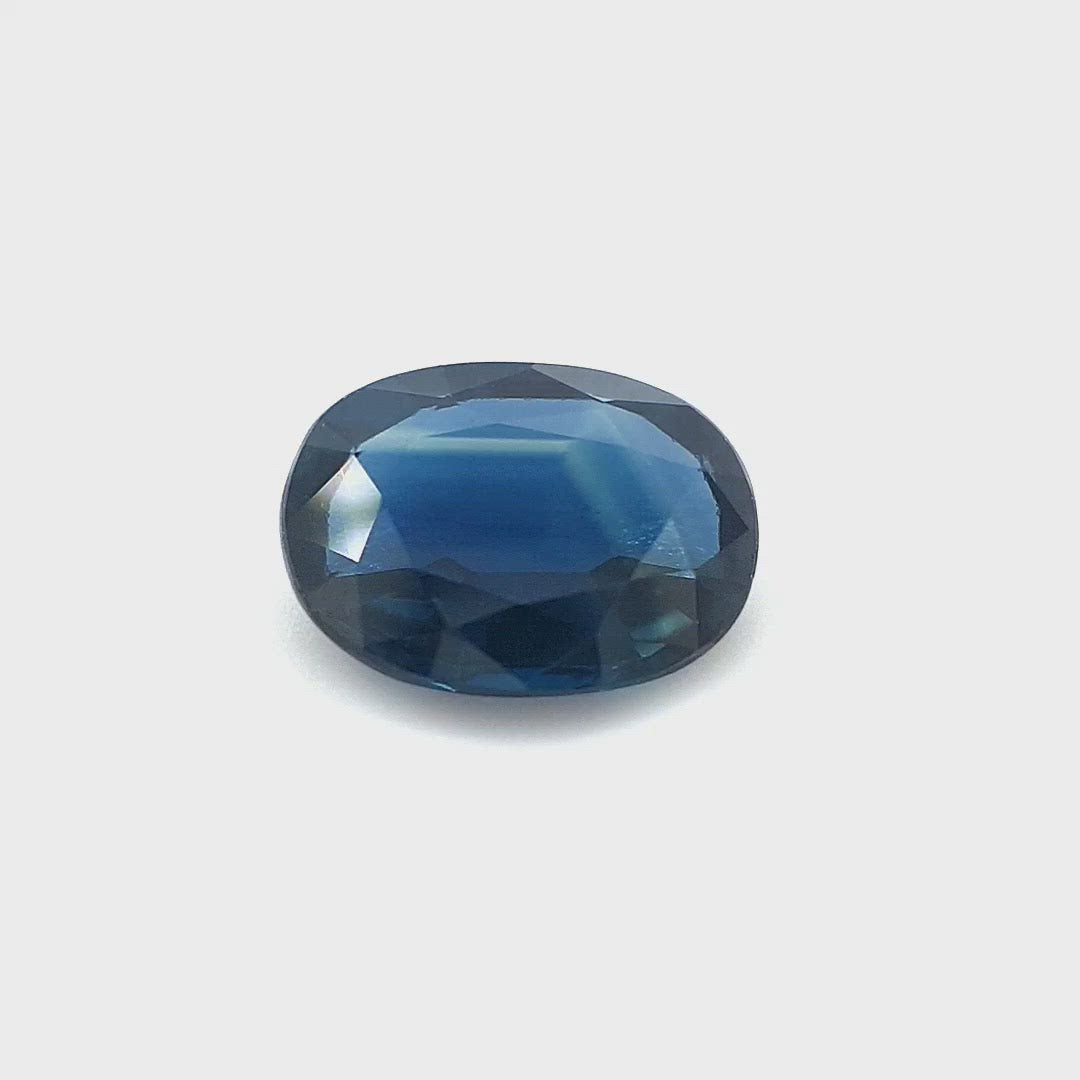 0.99ct Australian Sapphire, Blue - Oval
