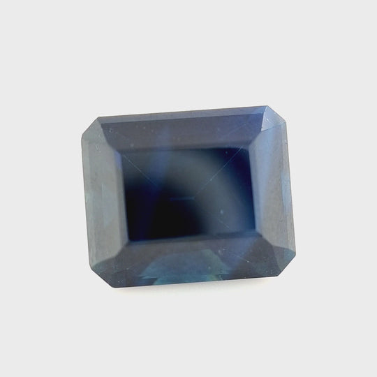 3.12ct Australian Sapphire Blue - Emerald Cut