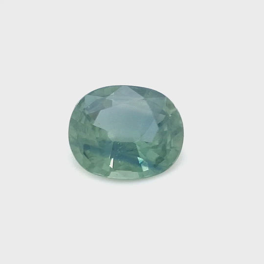 1.15ct Australian Sapphire, Teal - Cushion