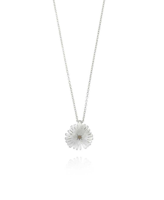 Calendula Pendant - Medium - Sterling Silver