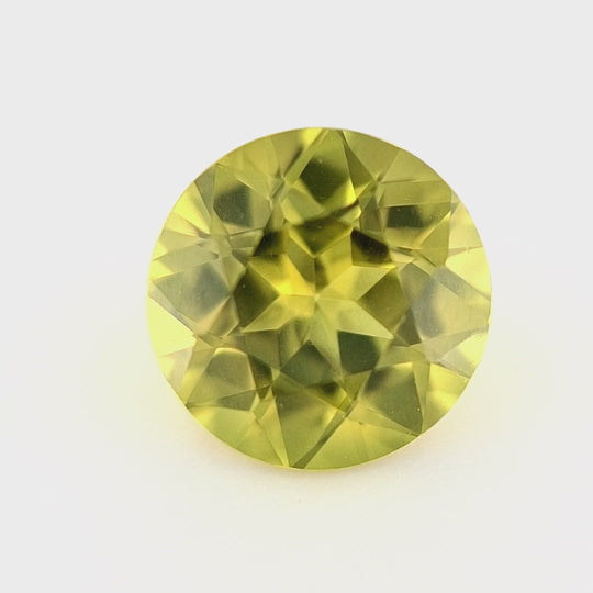1.51ct Australian Sapphire, Yellow - Round