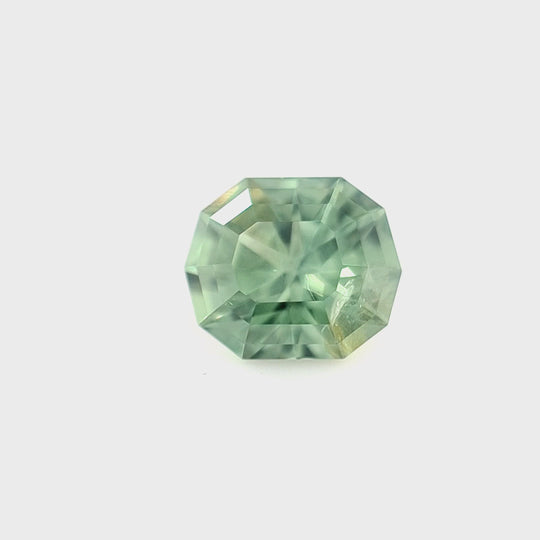 1.15ct Australian Sapphire, Teal, Green, Blue - Decagon