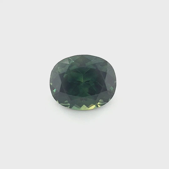 2.61ct Australian Sapphire, Parti, Blue, yellow, Teal, Green - Oval