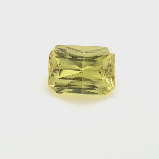 0.85ct Australian Sapphire, Yellow - Radiant Cut
