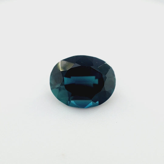 1.18ct Australian Sapphire, Blue, Teal  - Oval