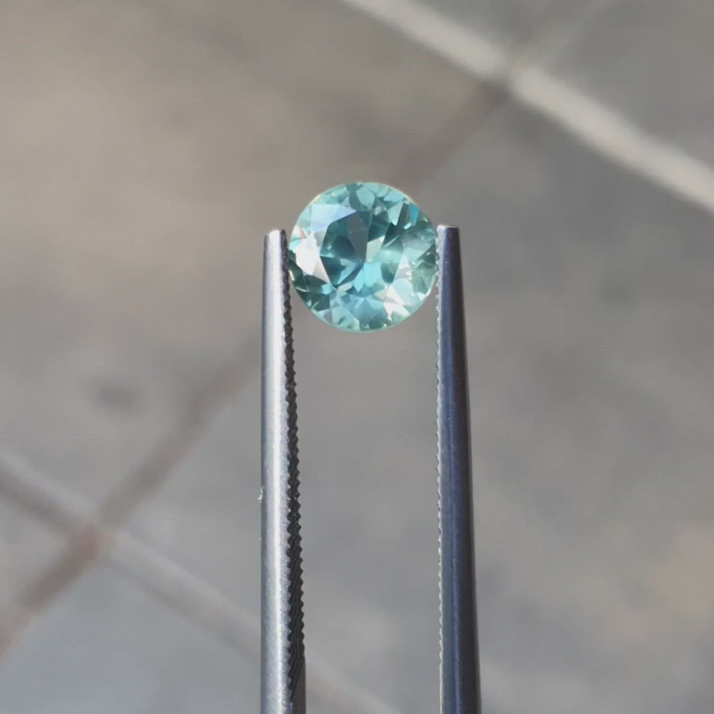 1.76ct Australian Sapphire, Teal, Green, Blue - Round