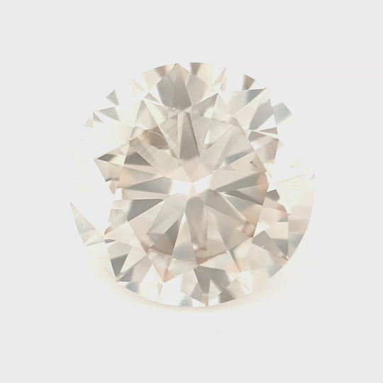 0.73ct Light Champagne Diamond - Round