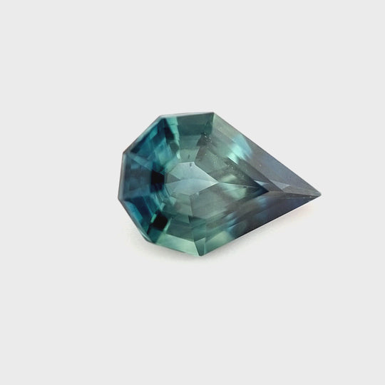 0.71ct Australian Sapphire Blue - Pear cut