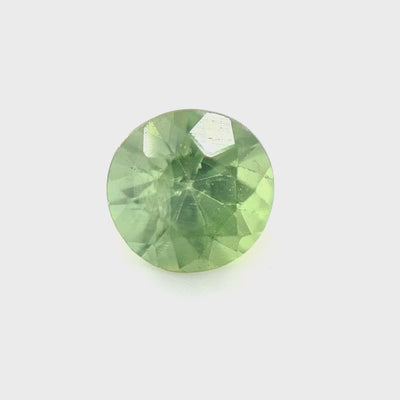 0.64ct Australian Sapphire, Green - Round