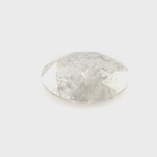 2.32ct Botswana Salt and Pepper Diamond - Oval