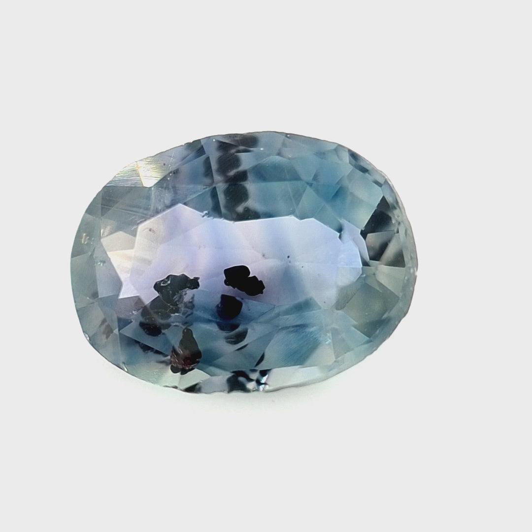 1.76ct Australian Sapphire, Violet, Blue, Purple - Oval