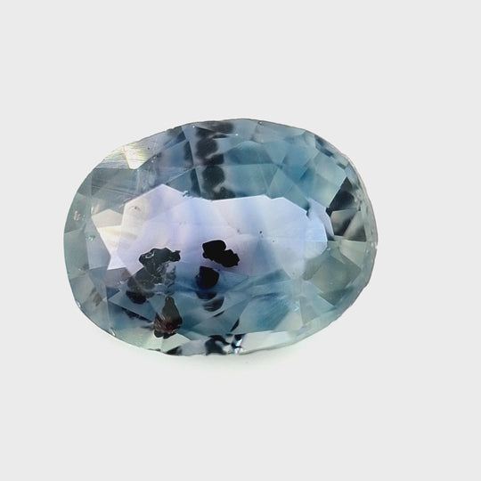 1.76ct Australian Sapphire, Violet, Blue, Purple - Oval