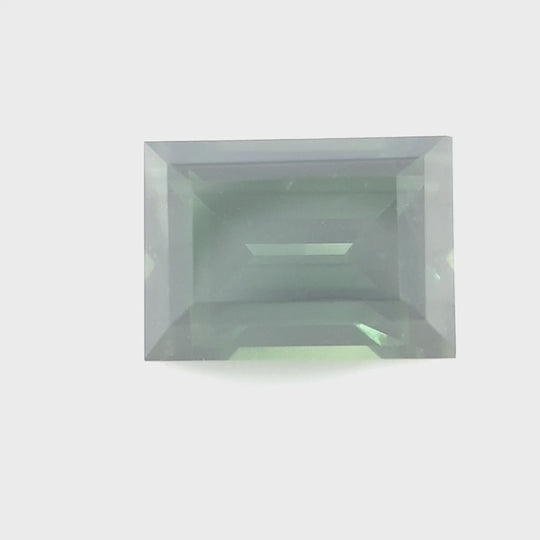 2.11ct Australian Sapphire, Parti, Blue, Green - Baguette