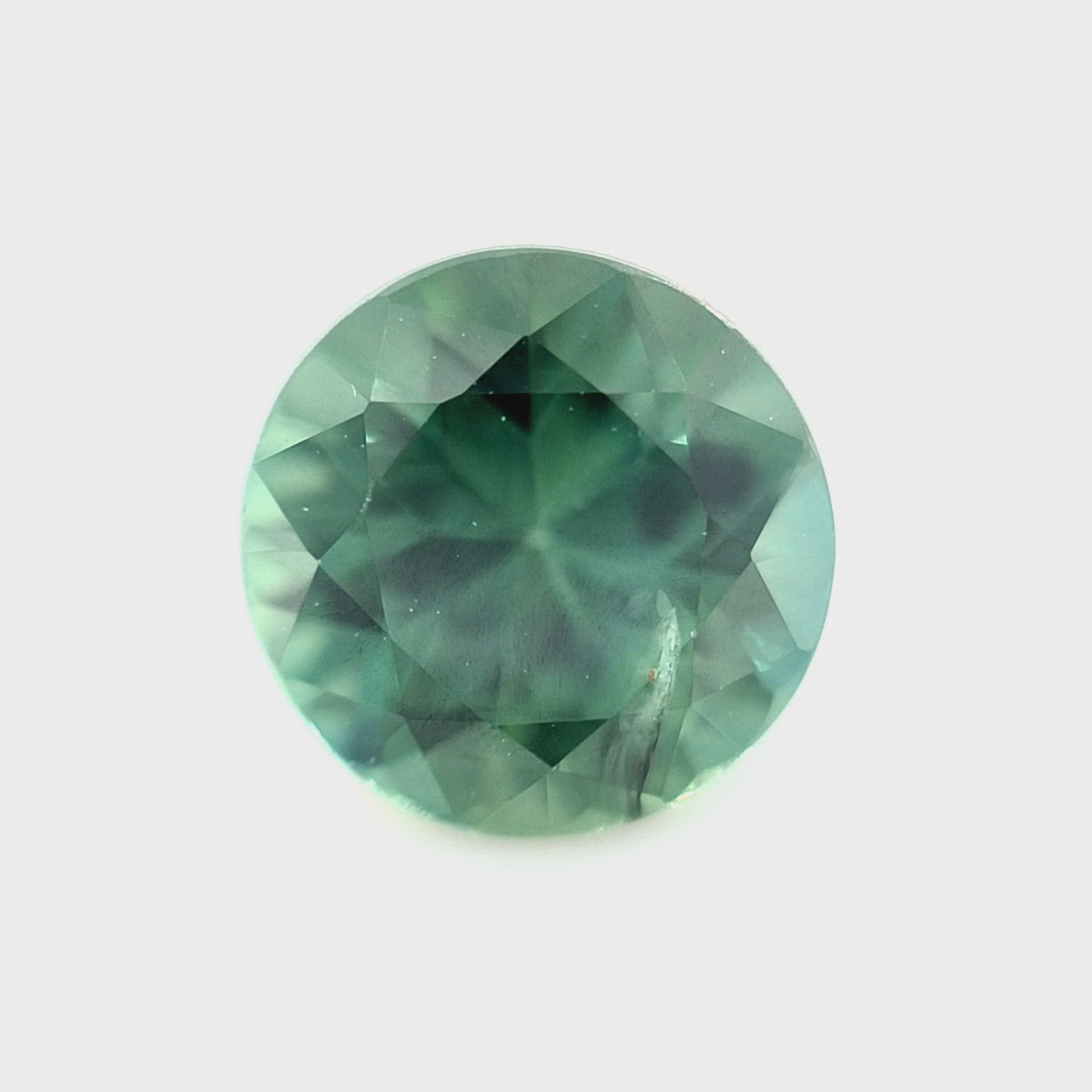 1.08ct Australian Sapphire, Teal, Green, Blue - Round