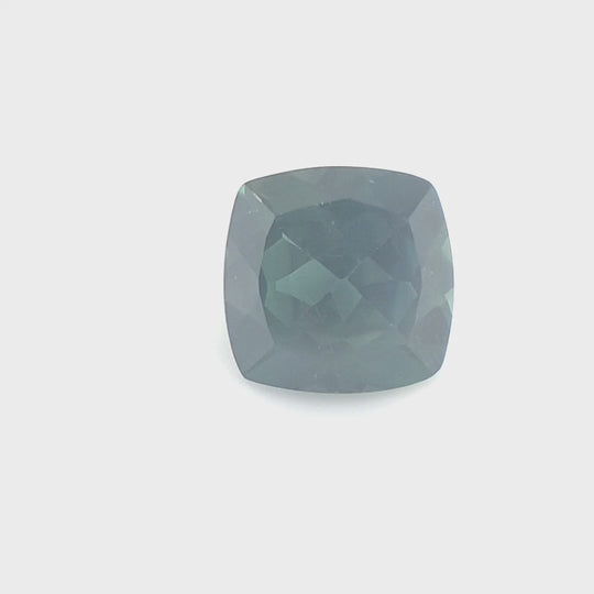 0.89ct Australian Sapphire, Blue, Teal - Cushion cut
