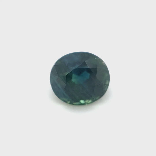 1.13ct Australian Sapphire, Blue, Teal - Oval